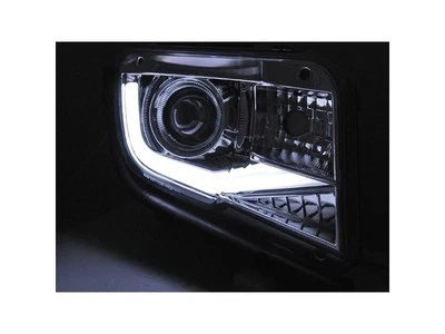 faróis de led para Chevrolet Camaro 2009-2013 tubo de luz cromado - Imagem 3 de 4