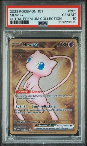 2023 POKEMON 151 ULTRA-PREM COLL #205 MEW EX PSA 10
