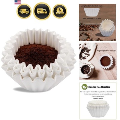 Coffee Filters 8-12 Cup, 7.875 inch x 3.25 inch, 100 Count Basket Coffee Filt...