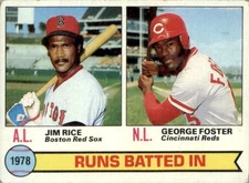1979 Topps #3 Jim Rice/George Foster MINT RBI Leaders