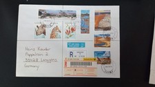 Südwestafrika-Namibia: Schönes dekoratives Einschreiben (Bedarf) nach DE (2004)!