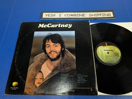 Paul McCartney - Self-Titled - 1970 Rock LP Apple VG VINYL RECORD  Beatles