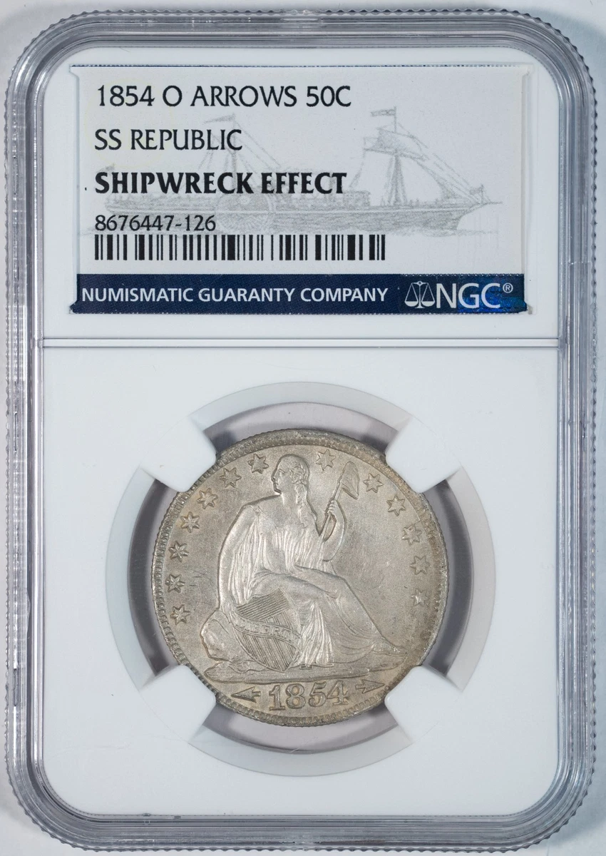 25+ 1854 Year Silver Seated Liberty US Half Dollars (1839-1891