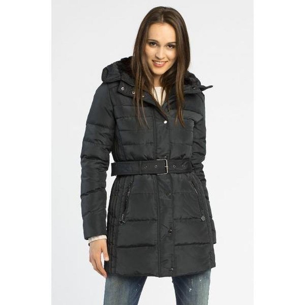 Women Pepe Jeans Puffer Jacket Black 34 / XS / 42