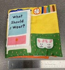 K’s Kids Brand Baby Toddler Travel Soft Book What Should I Wear • STEM plus arts