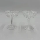 Vintage Waterford Crystal Glenmore 4 3/4" Sherbet Coupe Champagne Glass Set of 2