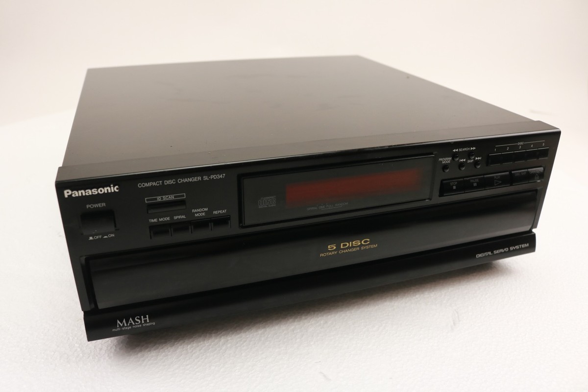 Panasonic CD-72330 MP3再生機 Panasonic SL-PD347 5-Disc CD Changer Player MASH Digital Servo
