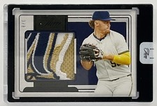 2024 Panini Three and Two Brock Wilken Prospect Swatches /8 Brewers