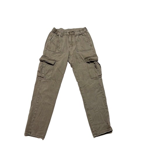 Women’s Shein Olive Green Cargo Straight Leg Pants Size M
