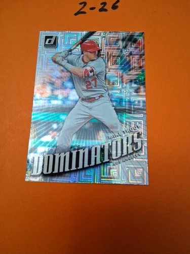 2019 Panini Donruss - Dominators Mike Trout #D1 Vector