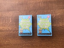 Around Europe Snap Age 7+ The Green Board Game Co X2