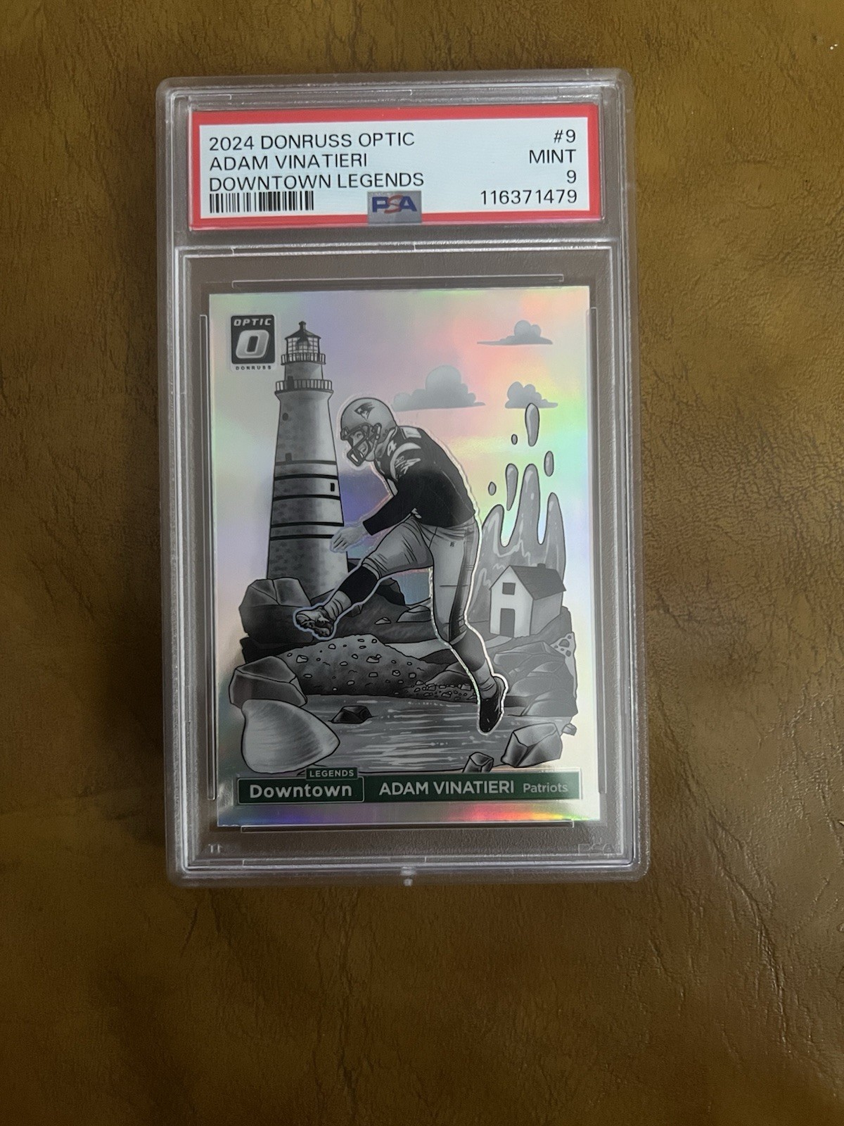 2024 Panini Donruss Optic - Downtown Legends Adam Vinatieri #9 - PSA 9