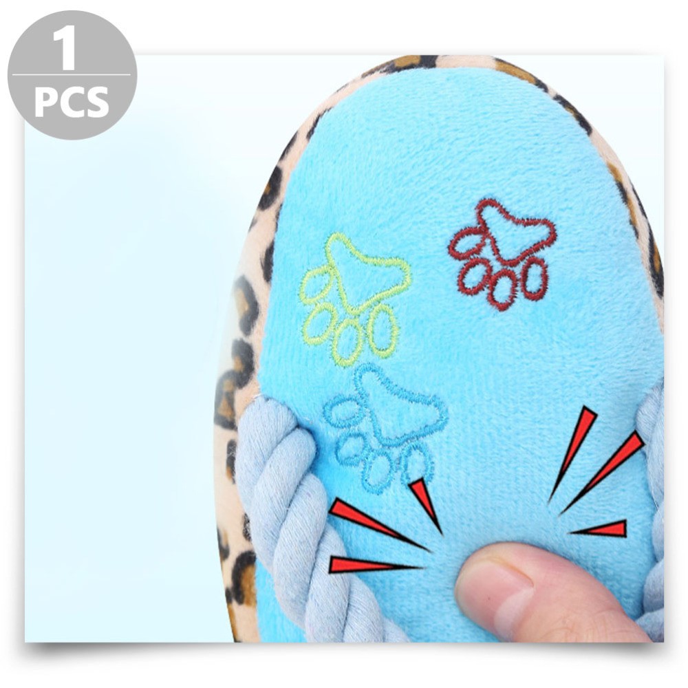 APL Peluche Pantofole Giocattolo Mordente Giocattolo per Cani Cartone Animato Pantofola Forma
