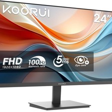 Monitor 24 Zoll, FHD 100Hz Eye Care Bildschirm E2412F