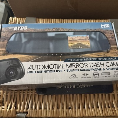 Rydz Automotive Hd Rearview Mirror Cam Recorder w/ Rear Camera New Sealed!