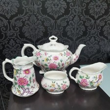 Pottery James Kent Staffordshire Old Foleyfloral vintage  tea set