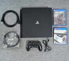 Sony Playstation 4 Pro 1TB Game Console - Black (CUH-7016B) for