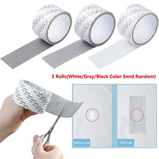 3X Window Screen Repair Patch Adhesive Fiberglass Mesh Hole Repair Tape 5 200cm