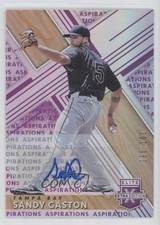 2019 Panini Elite Extra Edition Aspirations Purple 95/100 Sandy Gaston Auto 2a9