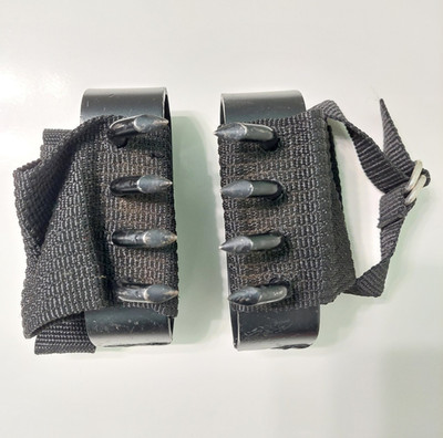 Pair of Steel Ninja Hand Claws (Te Kagi) strapped Wall Climbing Spikes