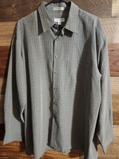Pierre Cardin Men's XL Long Sleeve Dress Shirt. Button Down. Gray Color