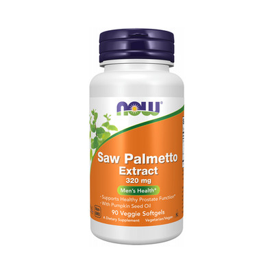 Now Foods Saw Palmetto 320mg (90 vcaps) Unflavoured