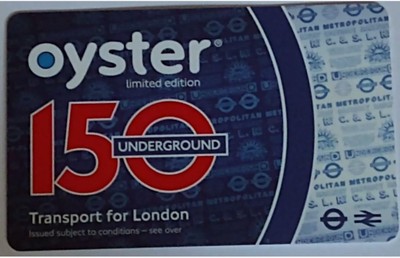 2 Oyster Cards 150 Years And The Year Of The Bus