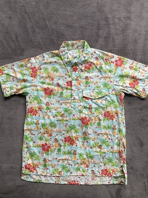 Engineered Garments Aloha Hawaiian Pullover Shirt Mens Sz Small Floral USA Rare