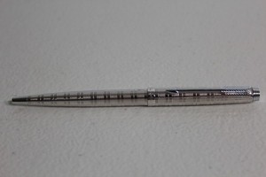 Parker Ballpoint Pen 75 Ecossais Silver Plated