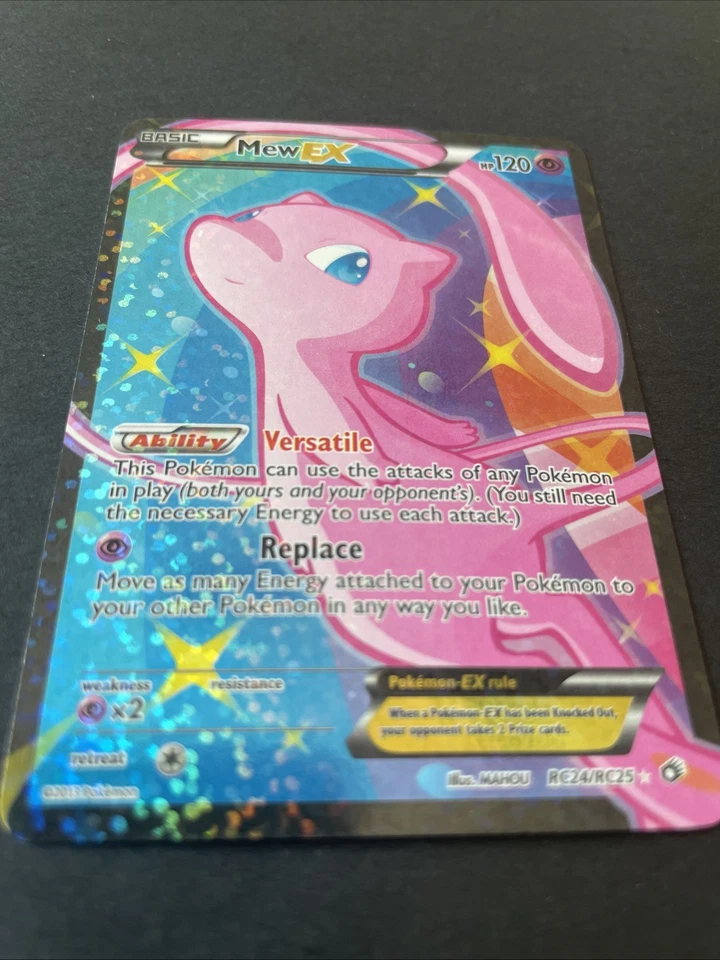 Mew EX Pokémon Trading Card Holo Rare XY Series 120 HP Versatile Ability - Image 2 of 4