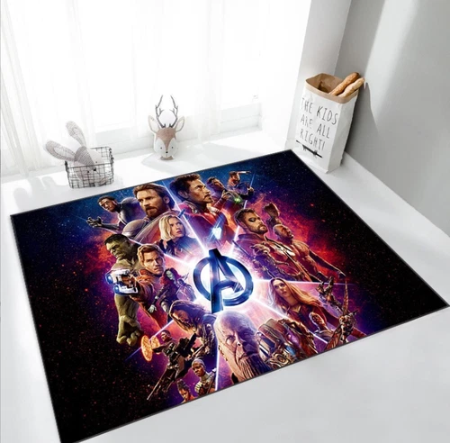 3D Marvel Avengers Teppich Kinder Fußmatten Schlafzimmer Wohnzimmer Bodenmatte - Bild 7 von 20