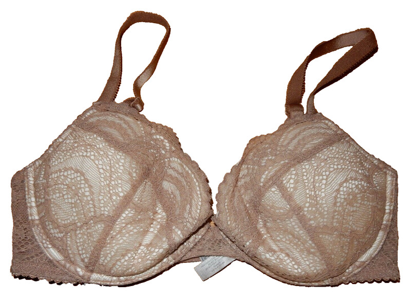 4Z 34D Vintage VICTORIA'S SECRET Lace Padded Underwire bra (Removable Pads)