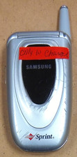 Samsung SPH-A660 - Silver  Sprint  Very Rare Cellular Flip Phone - READ