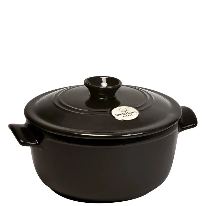 Pentola Antiaderente 5 Quart Con Coperchio, Rivestimento In Ceramica Bianco Avorio, Manici Cool-Touch