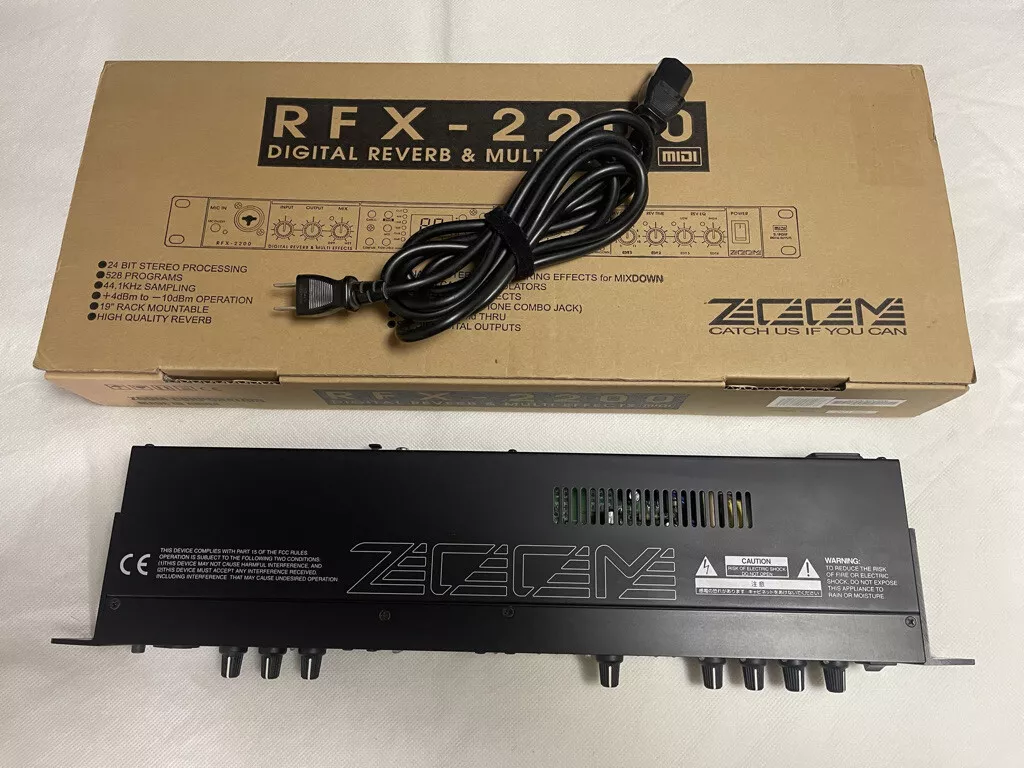 rima Terminal Me gusta Excellent! ZOOM RFX-2200 Digital Reverb Multi Effects 1U Rack Unit AC100V | eBay rima Terminal Me gusta Excellent! ZOOM RFX-2200 Digital Reverb Multi Effects 1U Rack Unit AC100V | eBay