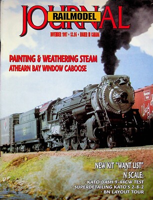 Railmodel Journal November 1997 Painting & Weathering Steam Athearn