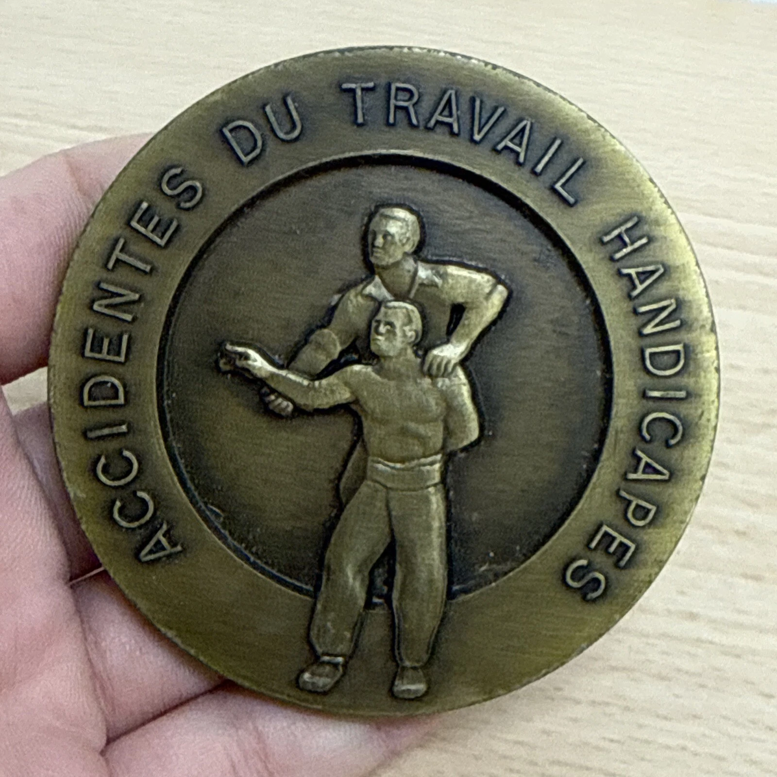 Médaille Accidentes Du Travail Handicapes Drago