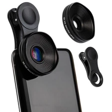 Professional 5K HD Phone Camera Photo Lens 20X Macro Lens Clip On Phone Kit Clip
