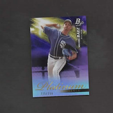 2018 Bowman Platinum Platinum Presence Purple Parallel #PP-4 MICHEL BAEZ /250