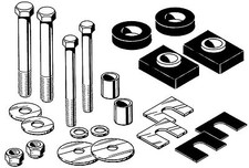 1955 1956 1957 1958 1959 Chevrolet Gmc Truck Rubber Cab Mount Kit With Hardware