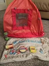 american girl camping set