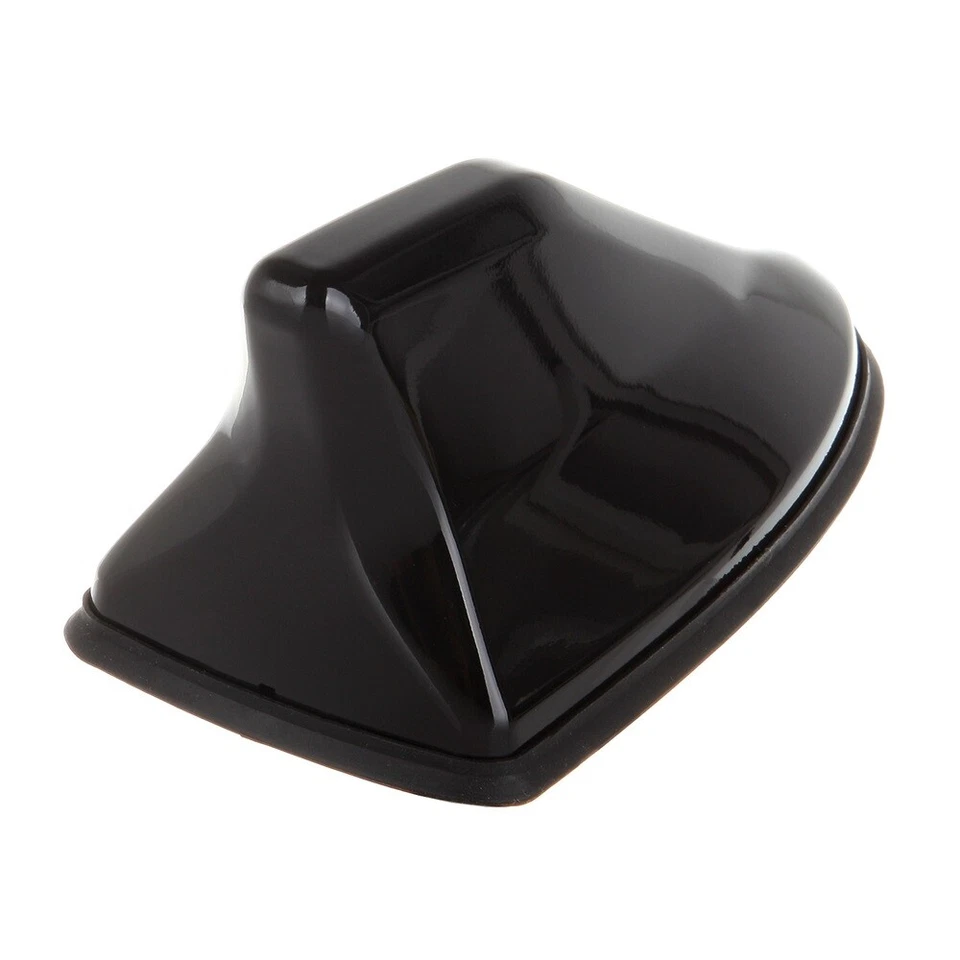 Antena aérea de señal AM/FM con aleta de tiburón decorativa para techo exterior de auto automóvil Foto 4 de 4