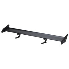 Hatchback Car Rear Spoiler Modified Roof Extension Lip Black Universal Aluminum