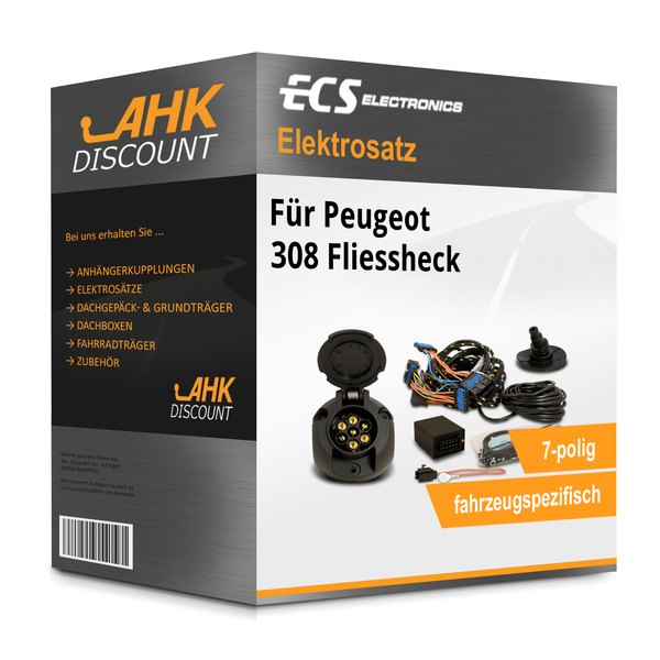 FüR Peugeot 308 Fliessheck 07.2021-Jetzt Ecs E-Satz 7Polig Fahrzeugspezifisch-image