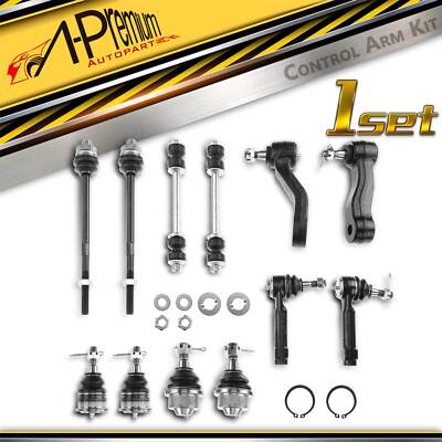 A-Premium 12xFront Pitman Arm Ball Joint Sway Bar Link Tie Rod for GMC Chevy 4WD