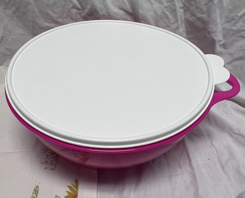 TUPPERWARE Thats A Thatsa That’s A Bowl *NEON PINK* SERVING BOWLS 32 Cups New - Picture 6 of 12