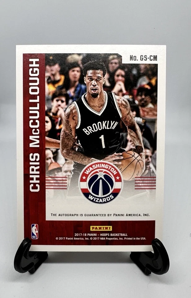 Chris McCullough 2017-18 Panini NBA Hoops - Great SIGnificance #GS-CM - Image 2 of 2
