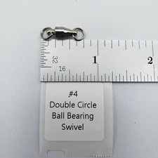 Ball Bearing Barrel Swivels w/ Two Quality Split Rings 20cnt  Sizes #1- #4.