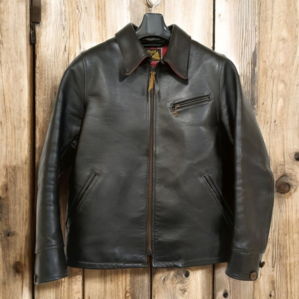 Y'2 Leather LUA Original Horsehide Jacket Black Size: 36 Men