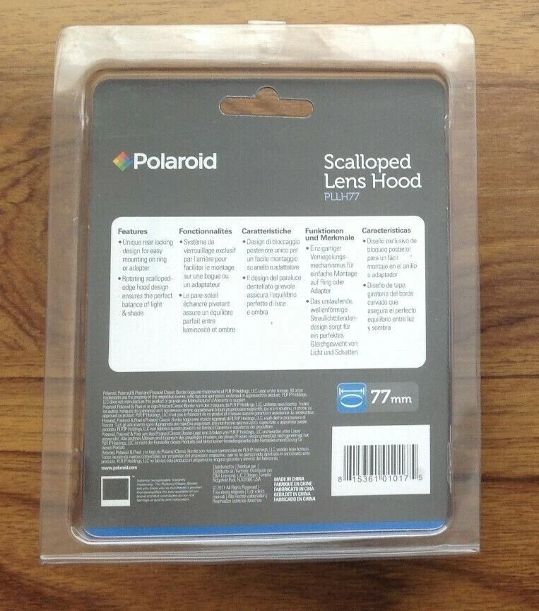 Polaroid 77mm Studio Series Scalloped Lens Hood (PLLH77). Free UK Postage - Image 2 of 4